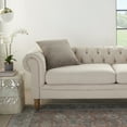 thumbnail image 3 of Mina Victory Life Styles Solid Modern Cotton Throw Pillow in Taupe Brown, 3 of 6