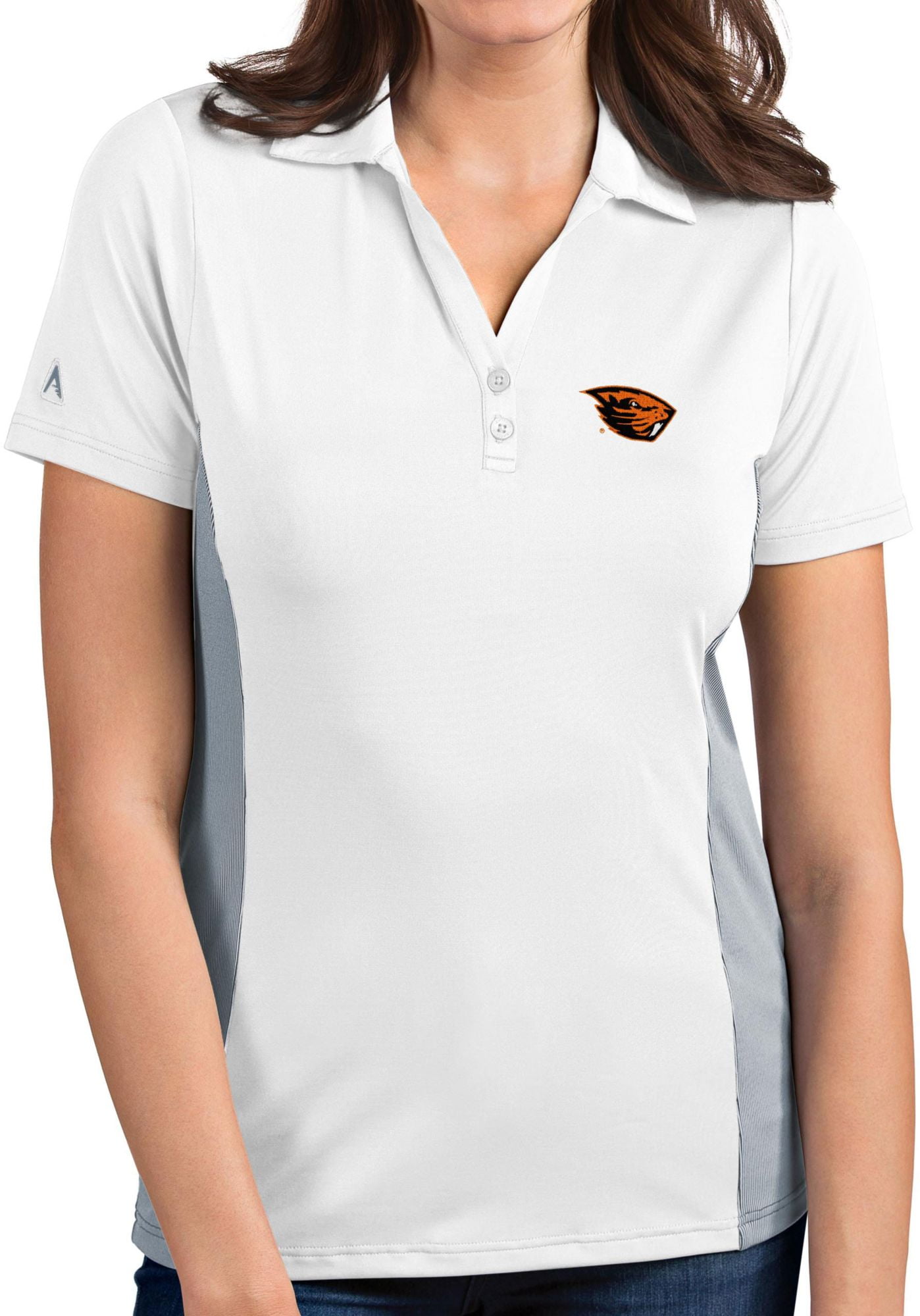 walmart white polo women's