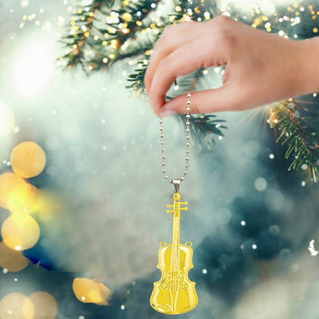 Hbdhejl Musical Instrument Pendant Musical Miniatures Musical Miniature Instruments Musical Ornament Hanging Instruments Mini Musical Instruments Tiny Instruments Pp Plastic