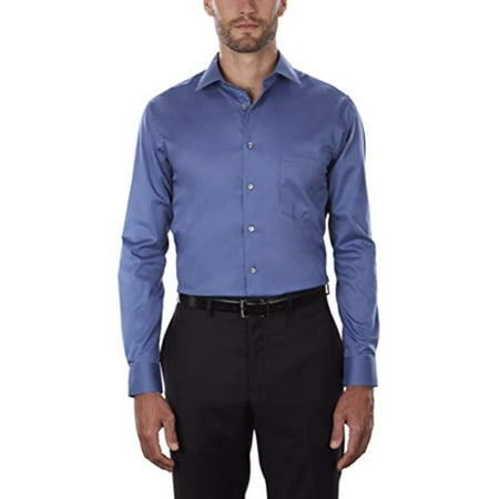 heusen flex stretch collar dress regular shirt van solid