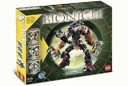 Lego Bionicle 10203 Voporak Special Edition, 3 in 1 Sets, 8755, 8756, 8761,  647 Pieces