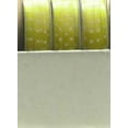 thumbnail image 5 of Offray Ribbon, Yellow 1/8 inch Dot Satin Ribbon, 15 feet, 5 of 12