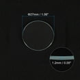 thumbnail image 2 of Uxcell 12pcs Watch Crystal Glass Lens, 27mm Flat Round Glasses Replacement Parts for Watchmaker Repair, Clear, 2 of 7
