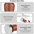 thumbnail image 4 of 51mm Espresso Tamper & Stirrer Set with Wooden Handle Press and WDT Tool for Espresso Machine Acces, 4 of 4