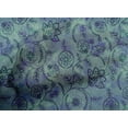 thumbnail image 4 of oneOone Cotton Poplin Teal Blue Fabric Batik Craft Projects Decor Fabric Printed By The Yard 42 Inch Wide, 4 of 4