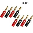 thumbnail image 6 of High Quality 4mm Banana Plug Male Connector Gold Audio Speaker Wire Cables, 6 of 7