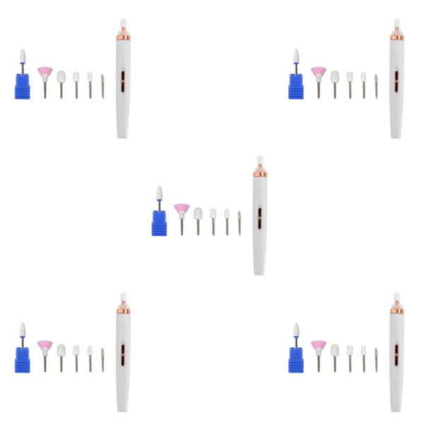 Guardurnaity Máquina perforadora de uñas Profesional de alta velocidad y bajo ruido Mini Lima de uñas Amoladora Equipo de manicura Herramientas Type2 NO2