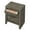Gray, variant on Home Furniture Modern Marilla 3-Drawer White Nightstand (28"H X 17"W X 23"D)