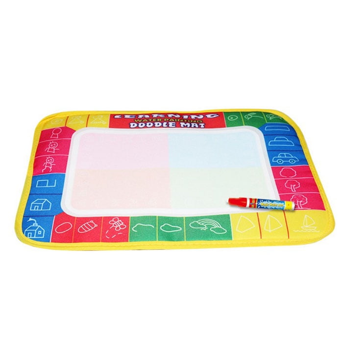 Colorful Magic Water Drawing Mat Doodle Mat Painting Board Toy with Pen 