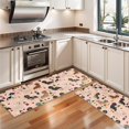 thumbnail image 3 of Kitchen Rugs Sets Of 2,Black Cute Dachshund Dog and Wine Anti Fatigue Kitchen Mat Rugs Non Slip Washable,Decorative Kitchen Floor Mats for Kitchen,Sink,Laundry,17"X47", 3 of 5