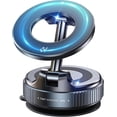 thumbnail image 1 of czcpp-360° Adjustable Vacuum Magnetic Suction Car Phone Holder, Swivel Locking Vacuum Phone Mount, Suction Cup Magnetic Cell Phone Holder Compatible with iPhone 16 Pro Max, Black, 1 of 4