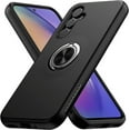 thumbnail image 1 of Entronix Funda con Soporte de Anillo para Galaxy A54, Resistente y con Soporte Giratorio de 360°, Color Negro, 1 of 6