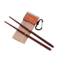 thumbnail image 1 of Wood Chopsticks Portable Reusable Detachable Chopsticks Set with Storage Bag for Outdoor Camping Khaki Tableware, 1 of 9