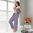 thumbnail image 5 of Pofeuu Anchors Print Women's Fashion Pajama Pants with Pockets Comfy Drawstring Sleep Lounge Bottoms-Small, 5 of 6