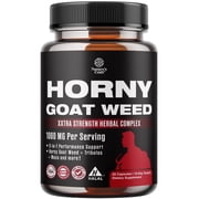 Natures Craft Horny Goat Weed Complex with Maca Root and Tongkat Ali, 20 Capsules