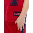 thumbnail image 4 of Wonder Nation Toddler Boys Patriotic Sleeveless Basketball Jersey and Shorts Set, 2-Piece, Sizes 12M-5T, 4 of 7