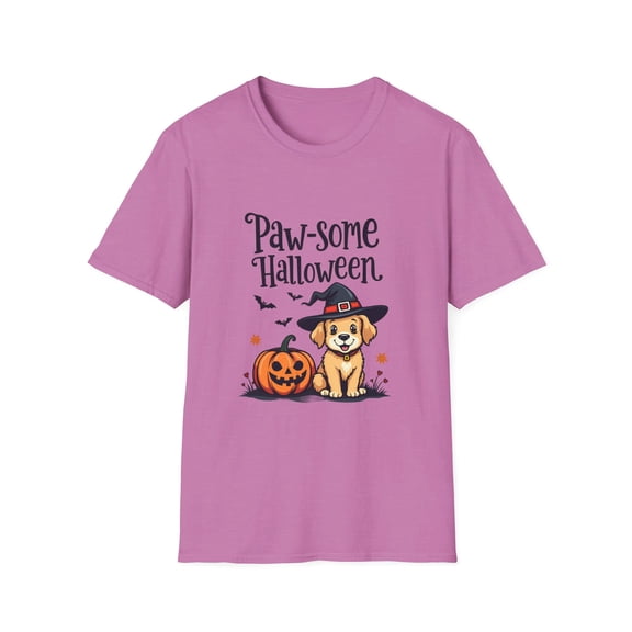 Pawsome Halloween Dog Lovers Seasonal Festive T-Shirt