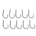thumbnail image 1 of 10 Pcs Crochets à Ressort Barbelés avec Trou pour Carpe -, Crochet Taille 13, 1 of 8