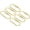 6, variant on Brass Key Ring, Screw Lock Clip Keychain Hook Holder for Keys
