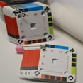 thumbnail image 3 of Tarjetas de tejido,Tarjetas de tejido Tarjetas de telar de papel para suministros de telar,Tarjetas de telar de papel para manualidades DIY Tableta,Lanzadera para tejer cinturón de mesa, 3 of 8