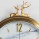 thumbnail image 3 of Reloj de pared de cobre de estilo europeo, luz de lujo, moda de hogar, decoración de arte de la pared, reloj silencioso, 3 of 6