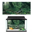 thumbnail image 4 of <p>High Transparency Fish  Poster, PVC Green Woods Green Aquarium Background Poster, For Aquarium Fish </p>, 4 of 7