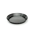thumbnail image 3 of Outset 12-Inch Diameter Black Non-Stick BBQ Skillet Grill Basket With Removable Santoprene Handle, 3 of 8
