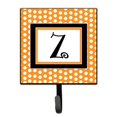 thumbnail image 1 of "Treasures CJ1033-ZSH4 Letter Z Initial Monogram-Orange Polka Dots Leash Holder o Key Hook, Small, Multicolor" Caroline's Treasures CJ1033-ZSH4, 1 of 1