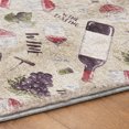 thumbnail image 5 of Addison Rugs Dream Shag Premium Machine Washable Transitional Grapes / Wine Ivory Rectangle Rug, 3' x 5', 5 of 8