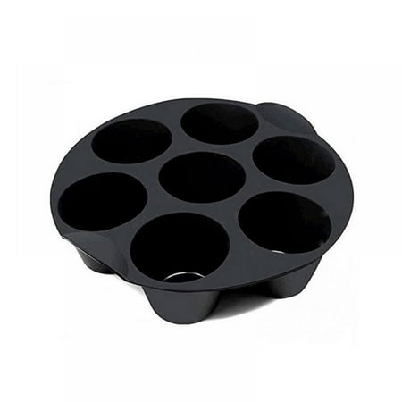 

Linen Purity Muffin Cake Cups 7Cup Non-Stick Muffin Cupcake Tin Tray Baking Mould for 3.5-5.8 L Air Fryer Accessories Chocolate Universal Cake Cups