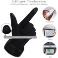 thumbnail image 4 of Guantes de invierno para mujer con pantalla táctil y forro polar térmico, lana cálida y gruesa, 4 of 5