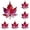 A_5pcs, variant on Acrylic Maple Leaf Suncatcher Tree Ornament, Artificial Fall Leaf Hanging Pendant, Window Decor, Autumn Harvest Ornament for Thanksgiving Indoor and Outdoor Home Decoration