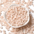 thumbnail image 2 of Opaque Colours Luster Glass Seed Beads Column PeachPuff 6x3mm Hole: 1.4mm 2027pcs/pound, 2 of 4