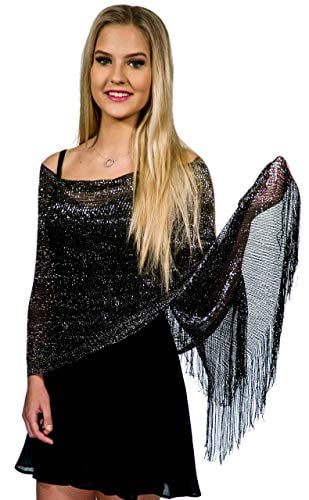 Shawls and Wraps for Evening Dresses, Metallic Jamaica | Ubuy