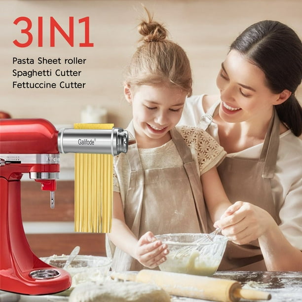 XZNGL Multi Function Pasta Maker Set Is A Stand Mixer with Pasta Sheet Roller