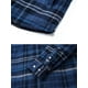 Innerwin Outwear Manches Longues Hommes Chemise Veste Hiver Vestes d'Affaires à Capuche Bleu Marine 3XL – image 5 sur 7