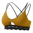 thumbnail image 4 of Vedolay Tops For Women Womens Crew Neck Tank Tops Summer Leopard Detail Print Top Casual Cami Shirts,Yellow One Size, 4 of 5