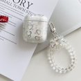 thumbnail image 2 of Compatible with Airpods Case with Keychain Cute Heart Design Women Girls Soft Protective Case Cover Glitter Bling Airpods Case Replacement for Apple Airpods 2 1 (Heart), 2 of 11