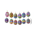 thumbnail image 3 of AZXY Easter Bunny Ornaments for Tree, 12Pcs 2D Flat Wooden Miniature Easter Hanging Decorations, Small Bunny with Easter Eggs Ornaments for Small Tree, Easter Party & Home Indoor Outdoor Decor, 3 of 6