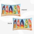 thumbnail image 2 of Logiee Hello Summer3 Print Pillow Case,Throw Pillow Covers, Double Sided Plush Cushion Cover for Couch Sofa Bed, Only Pillowcase-14"x20", 2 of 6