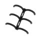 thumbnail image 3 of 50PCS Comb Binding Spine 16mm 3 Rings A4 PP Book Binder Spine for Reports Presentations Black, 3 of 4