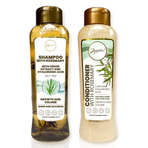 Set de champú y acondicionador Anyeluz Rosemary con ácido hialurónico