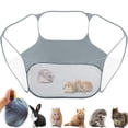 thumbnail image 1 of Corral para Mascotas GABraden, Tienda para Pequeños Animales y Reptiles, Jaula Gris, 1 of 7