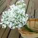 thumbnail image 2 of 24 Tallos Blanco Artificial Gypsophila Silk Flower Bunch Baby's Breath, 2 of 5