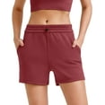 thumbnail image 5 of G4Free Athletic Shorts for Women Shockcord Sweat Shorts Summer Casual Lounge Shorts with Pockets Smoofit Modal Soft, 5 of 7