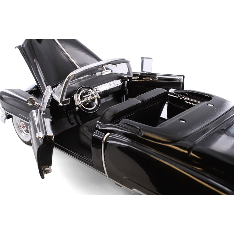 1953 Cadillac Eldorado Convertible, Black - Welly 22414C/4D - 1/24