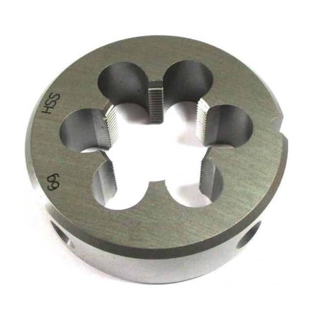 Herramienta para crear roscas con troquel de mano derecha, métrica de 22 mm x 2 mm, pieza única