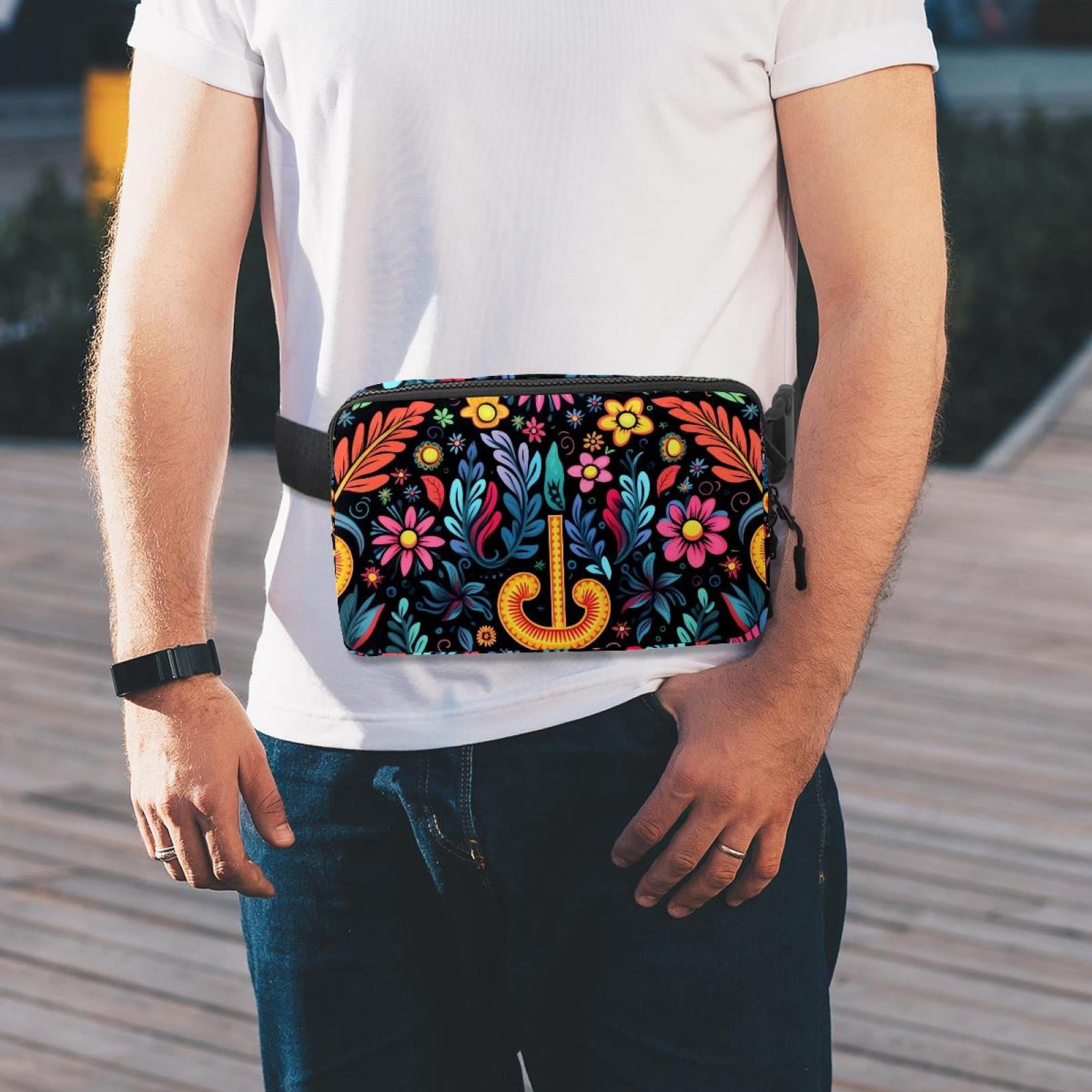 Peace Symbol Waist Pack Fanny Pack Running Belt Lightweight Adjustable with Extension Strap Unisex