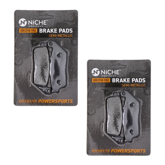 Niche Brake Pad Set for Honda ST1100 Semi-Metallic Motorcycle 2 Pack 519-KPA2391D