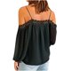 thumbnail image 3 of Blusas de verano para mujer, blusas de gasa para mujer, camisas túnicas fluidas bohemias Fridja  hj2345, 3 of 8